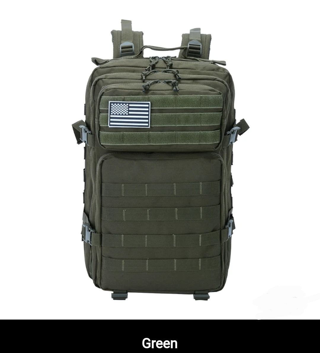 Tactical Backpack XL- Color is Green